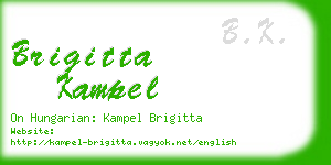 brigitta kampel business card